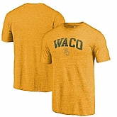 Baylor Bears Fanatics Branded Gold Arched City Tri Blend T-Shirt,baseball caps,new era cap wholesale,wholesale hats